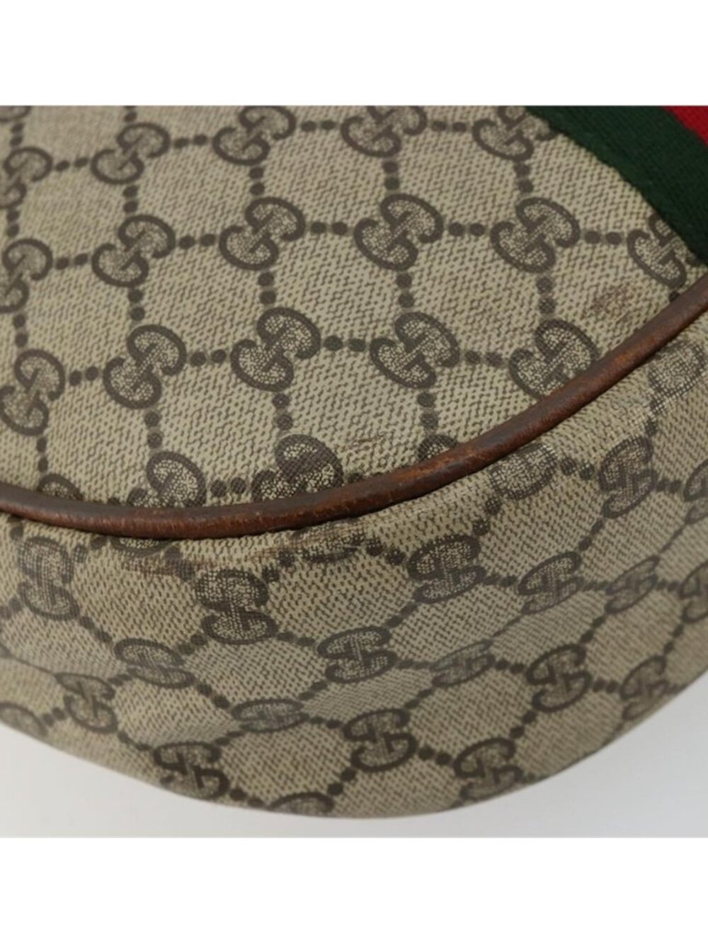 Authentic GUCCI GG Supreme Web Sherry Line Shoulder Bag Beige 10 02 008 - Picture 16 of 16
